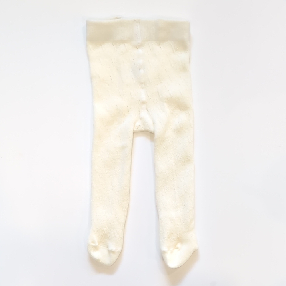 Cream Baby Tights